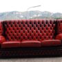 Elegantes Queen-Anne Chesterfield Ledersofa gefällig?