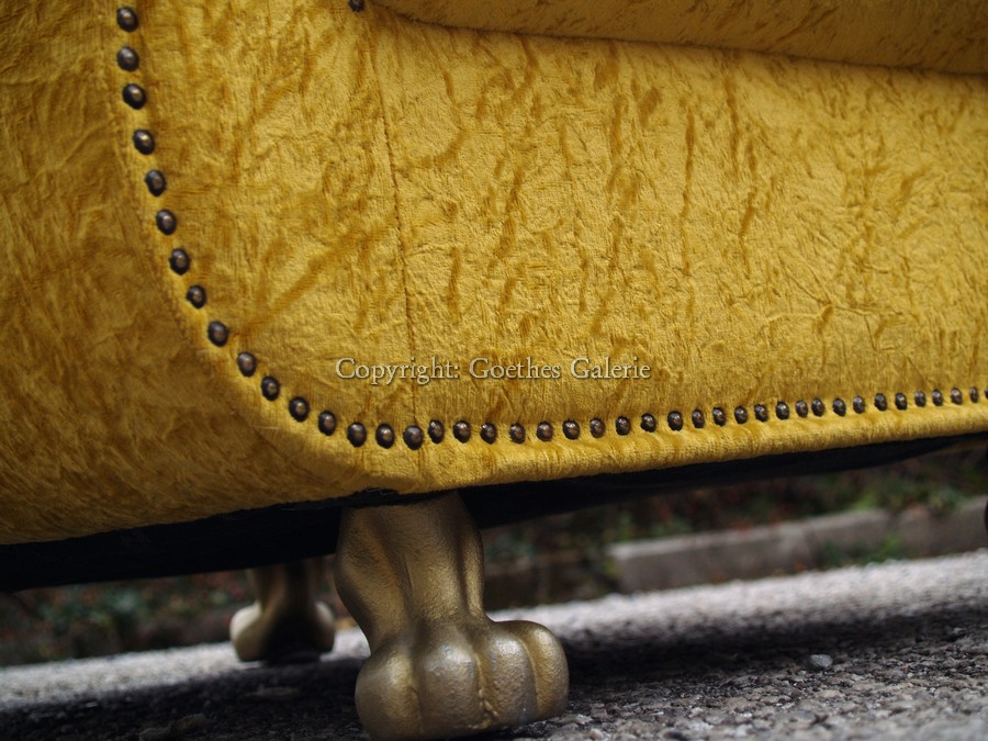 Stuhl BRETZ Cultsofa GAUDI Sessel gelb gold