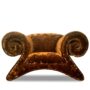 Bretz Mammut Sofa-Sessel Bronze
