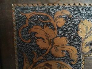 Antike Truhe beschnitzte Truhensitzbank antike Möbel 1880 deutschland