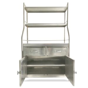 Edelstahl Küchenschrank Vintage Buffet Nirosta Bäckerei