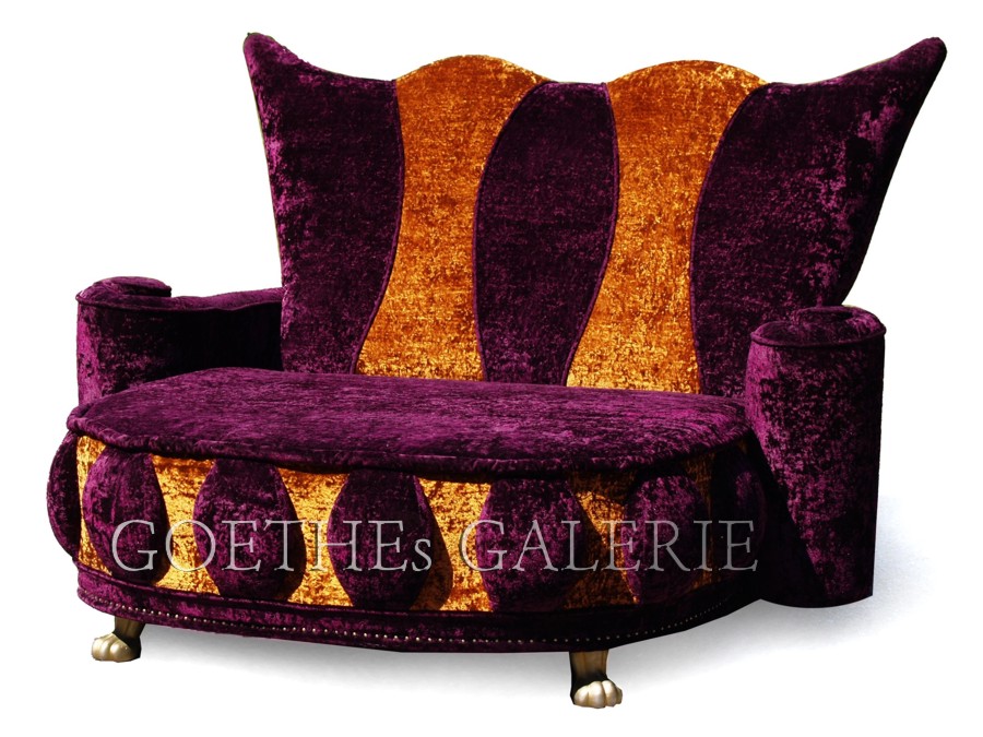 You are currently viewing BRETZ Cultsofa LUCKY – Loveseat Sofa mit schimmernden Erdtönen