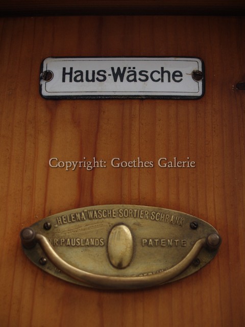 Wäschesortierschrank antik massivholz Küchenschrank Antiquität Bäuerlich Bauernschrank