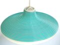 Read more about the article Antiker Hängeleuchter türkis, Retro aus den 50er Jahren