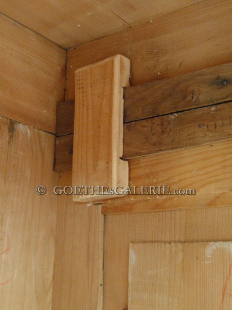 Massivholz antiker Bauernschrank Jugendstil Antiquität Bäuerlich Kleiderschrank Garderobe