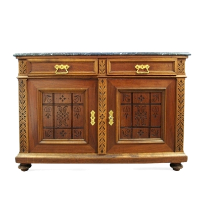 Read more about the article antikes Möbel, Vintage Kommode mit Marmorplatte