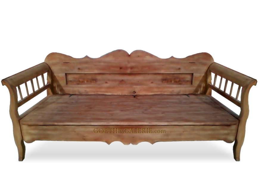 Read more about the article Naturholz Truhenbank, Antikstil Sitztruhe, bezauberndes Tagesbett