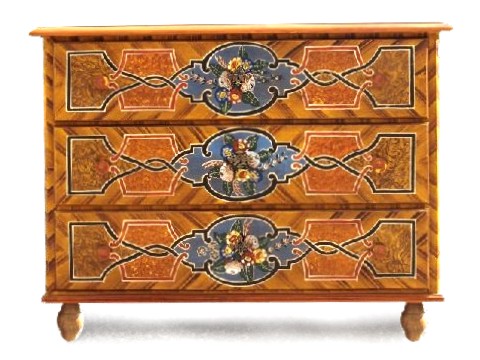 Read more about the article Antike Bauernkommode bemalt traumhaft schön!