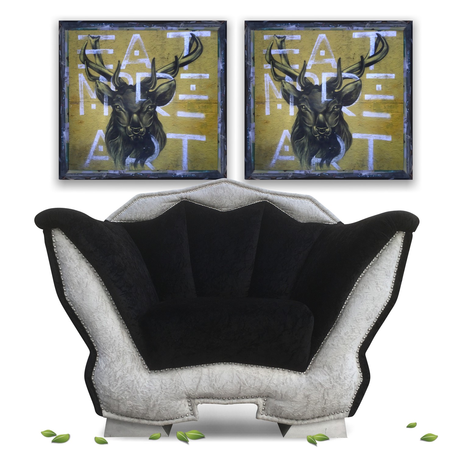 Read more about the article Bretz Stuhl T-Rex, Sternenhaupt silber schwarz