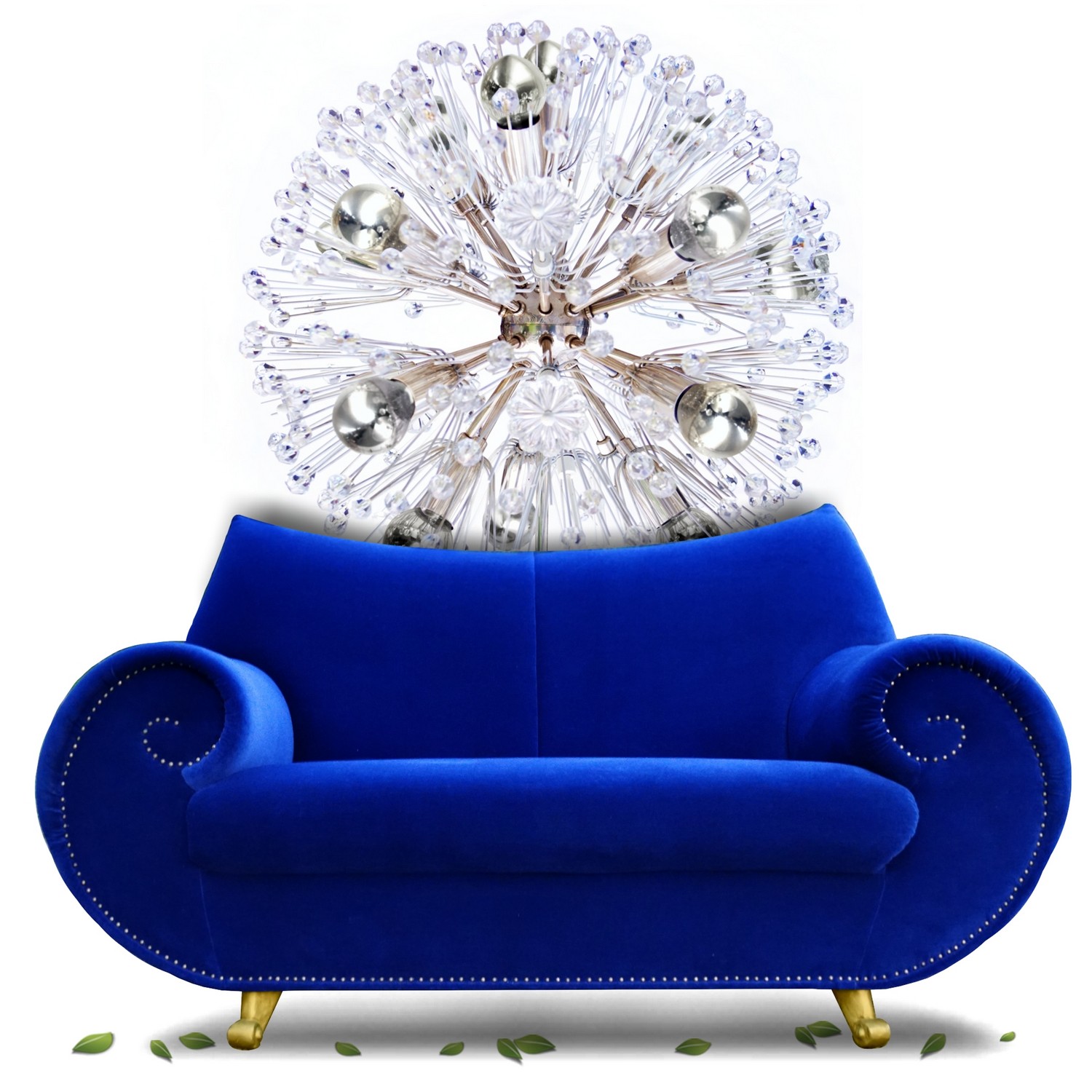 Read more about the article Bretz Sofa Gaudi 2-Sitzer blau