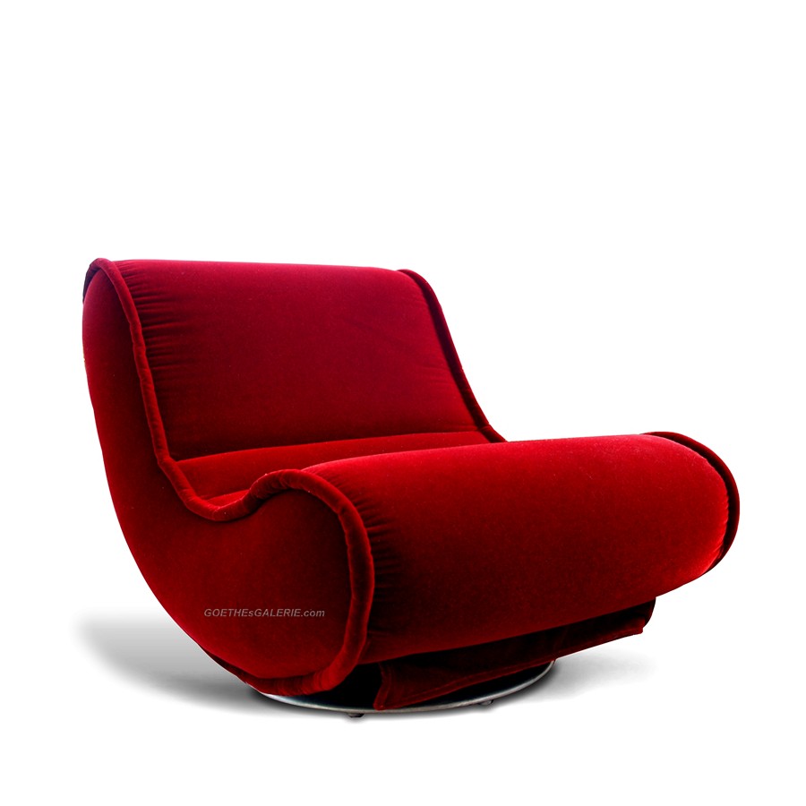 Read more about the article BRETZ Hookipa Sessel rot Mohairstoff – TOP!