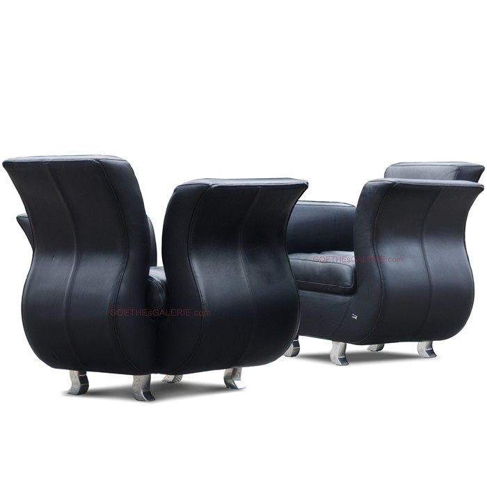 Read more about the article Bretz Sessel Moon Leder schwarz