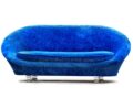 Read more about the article BRETZ Cultsofa POOL UFO Sofa blau Samtstoff neuwertig