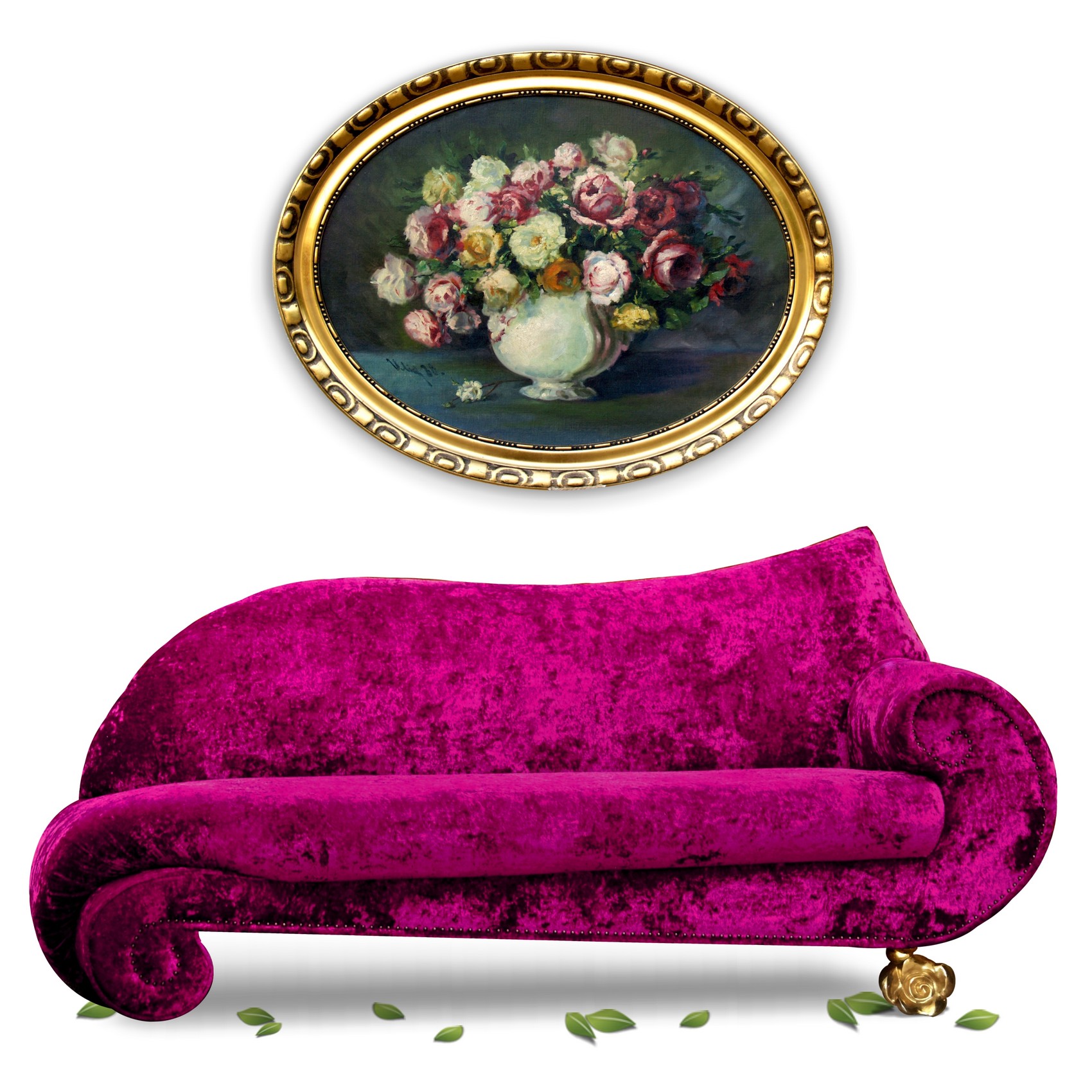 Read more about the article Bretz Recamiere lila Glamoursamt Sofa