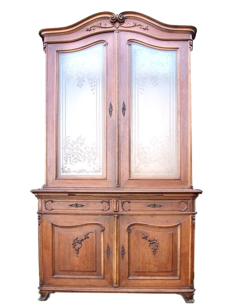 Read more about the article Altdeutscher Bücherschrank antiker Schrank groß