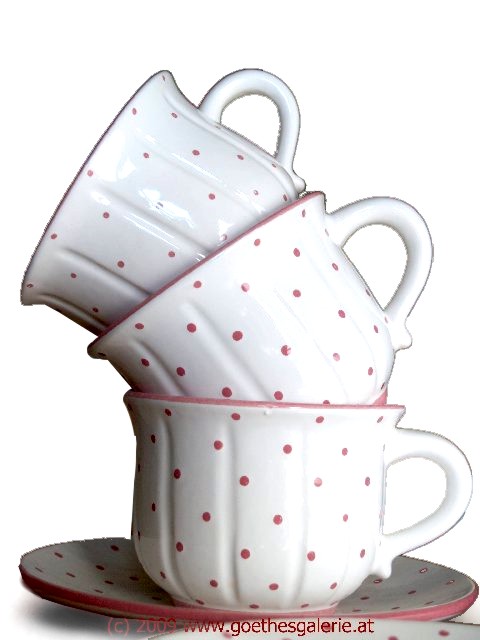 Read more about the article Passend zum Shabby Chic Wohnstil – Gmundner Keramik Tupferl Geschirr