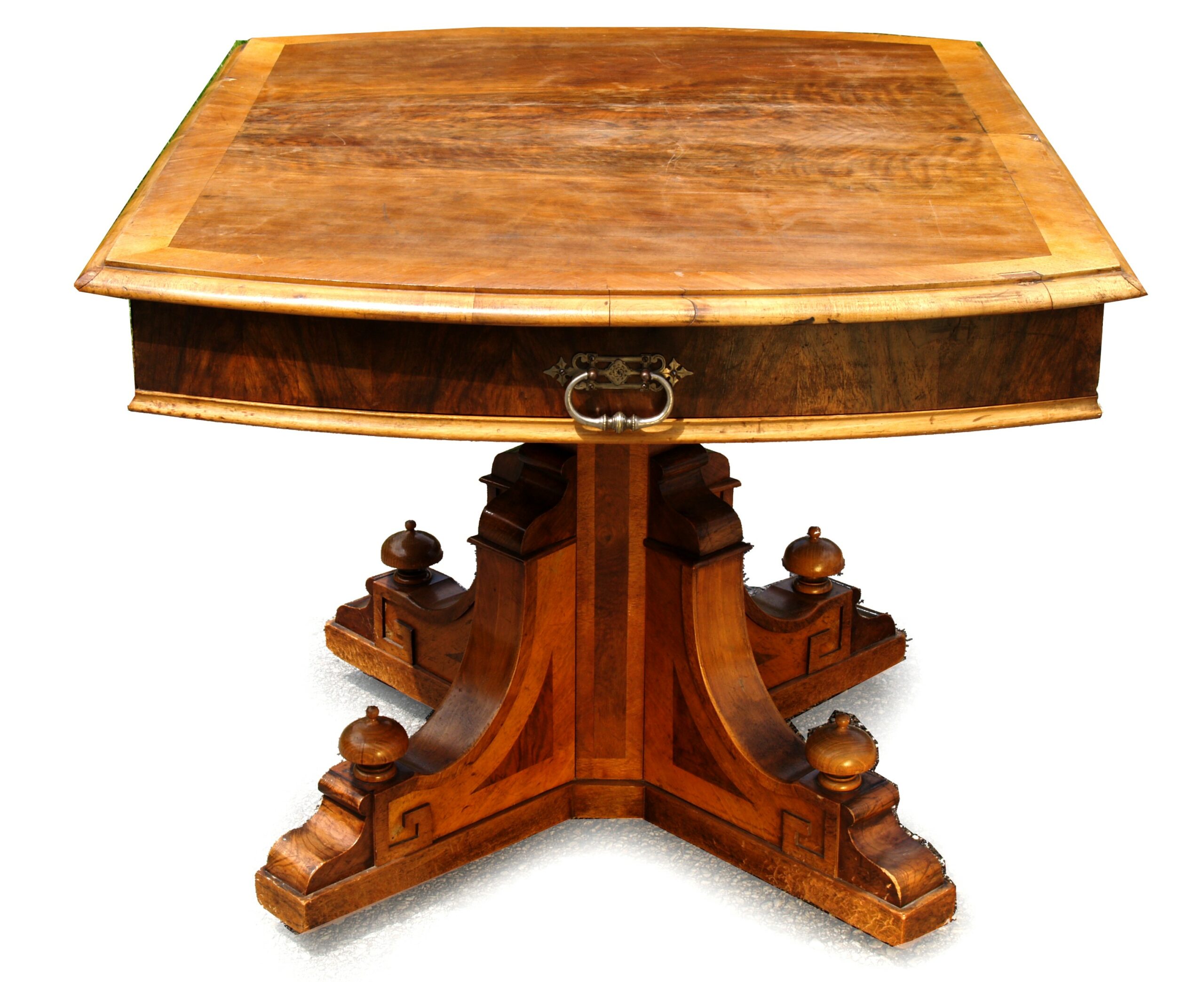 Read more about the article Historismus Tisch, ausziehbarer Speisetisch für 4-12 Personen