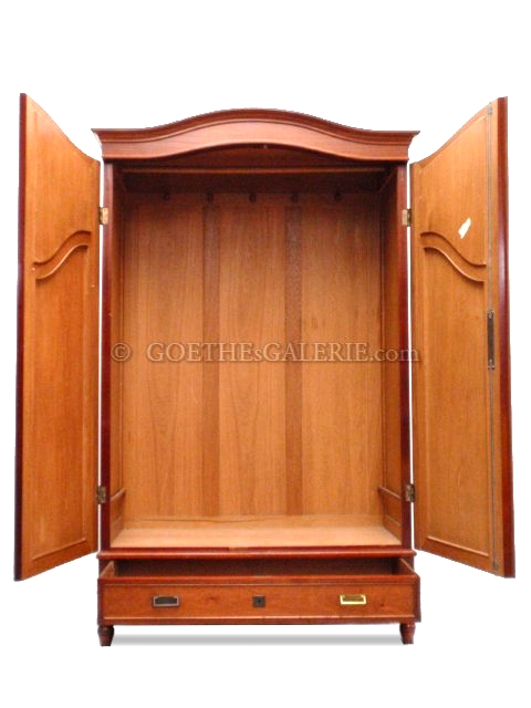 Jugendstil antik Biedermeier Frühbarock Kleiderschrank spiegel