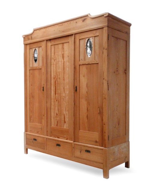 antiker Kleiderschrank Jugendstil