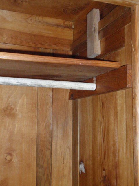 Vintage Schrank Jugendstil Naturholz