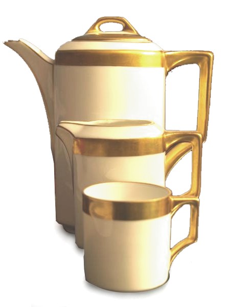 Read more about the article Goldenes Kaffeeset Porzellan Krautheim Bavaria Selb