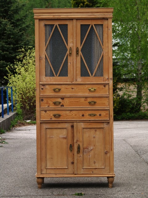 Küchenschrank antik Omas Massivholz Antiquität kaufen Shop Requisite Kredenz Bauernschrank Küche