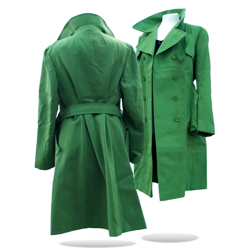 Read more about the article ORIGINAL Retro 70er-Jahre Mantel, grüner Stoff