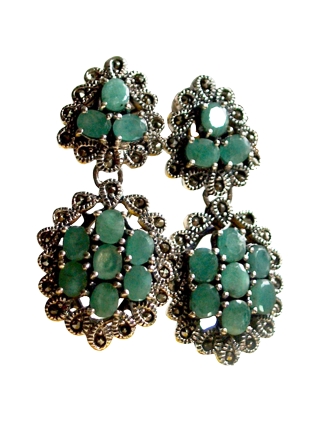 Read more about the article Ohrstecker 925 Silber mit Smaragde – absolute Traumstücke!