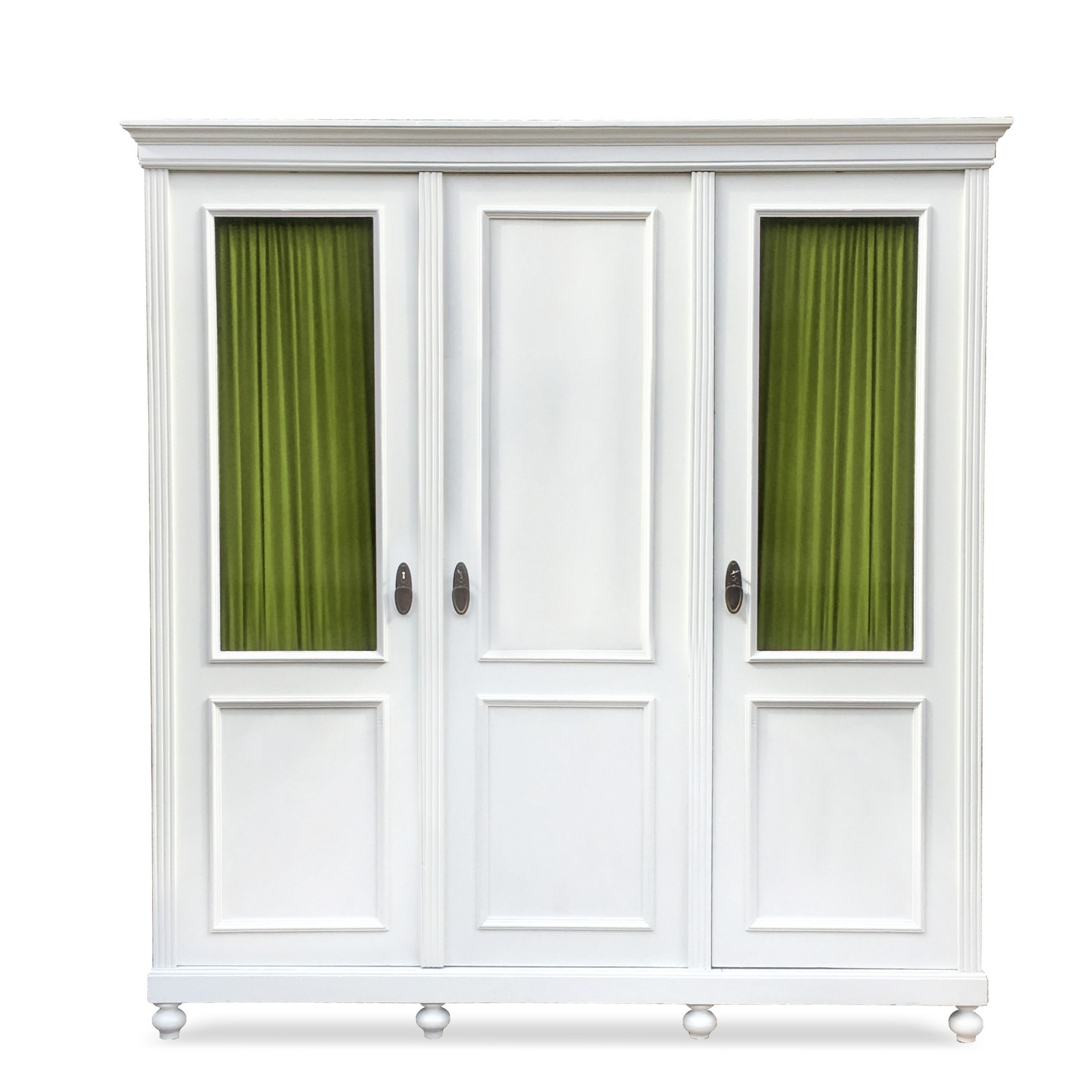 Kleiderschrank weiß antik Dielenschrank Jugendstil