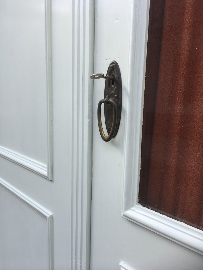 Kleiderschrank weiß antik Dielenschrank Jugendstil
