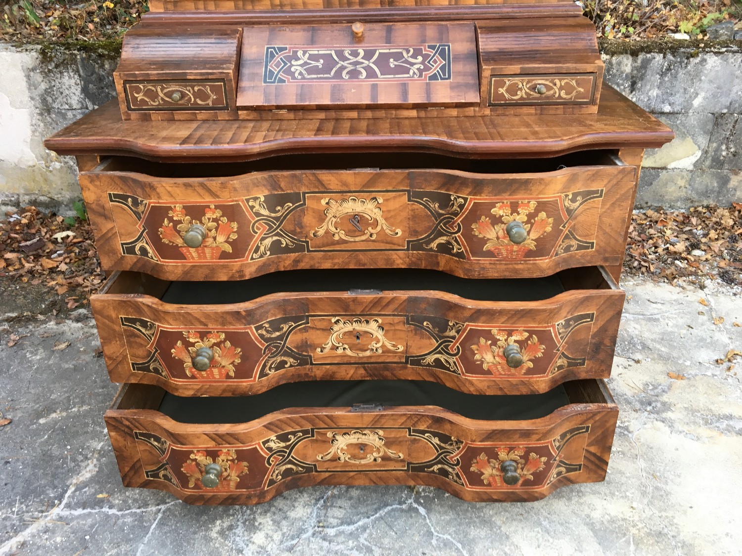 Tabernakel Antiker Bauernschrank Antiquität Barock Vollholz Möbel