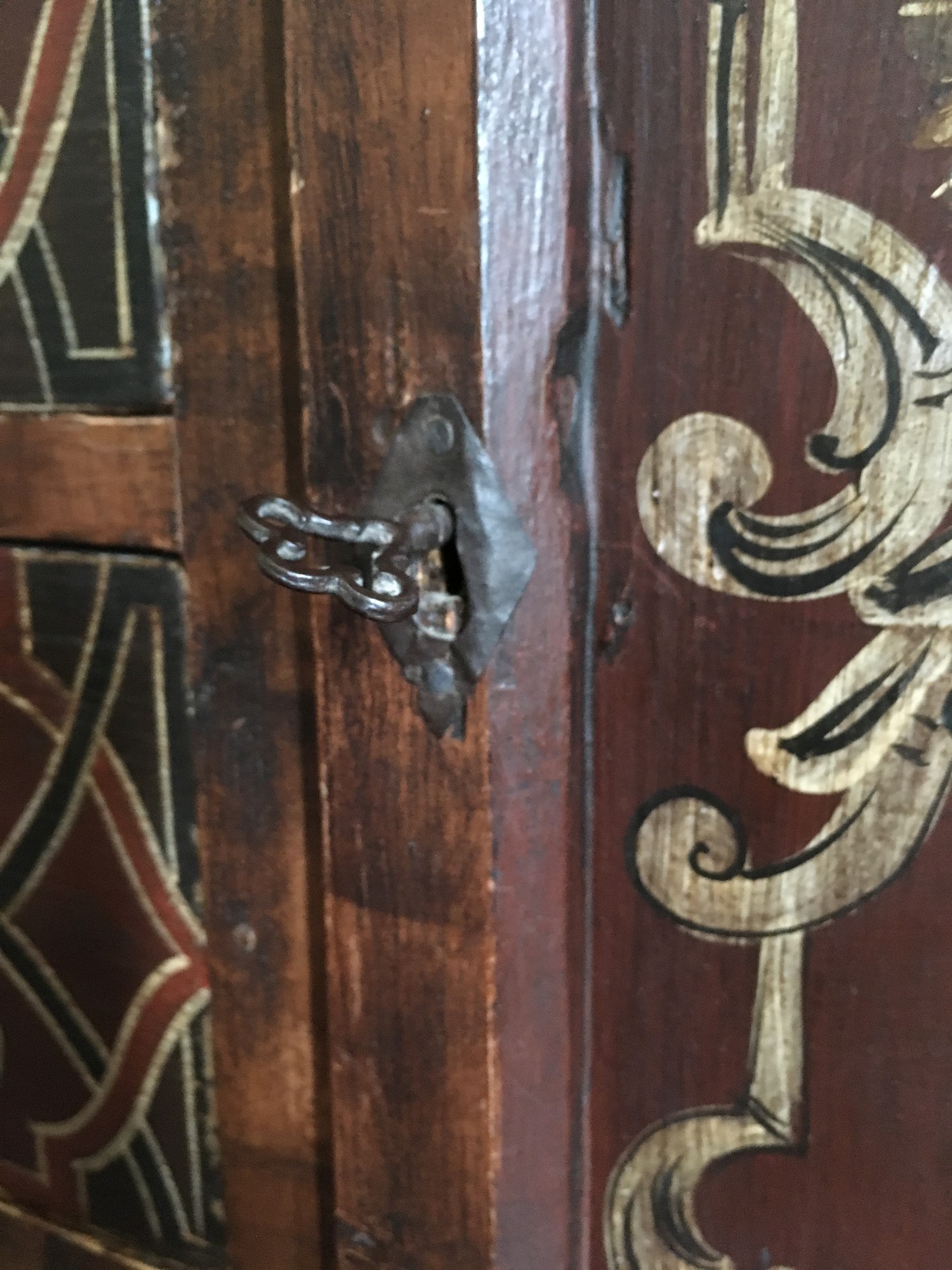 Tabernakel Antiker Bauernschrank Antiquität Barock Vollholz Möbel