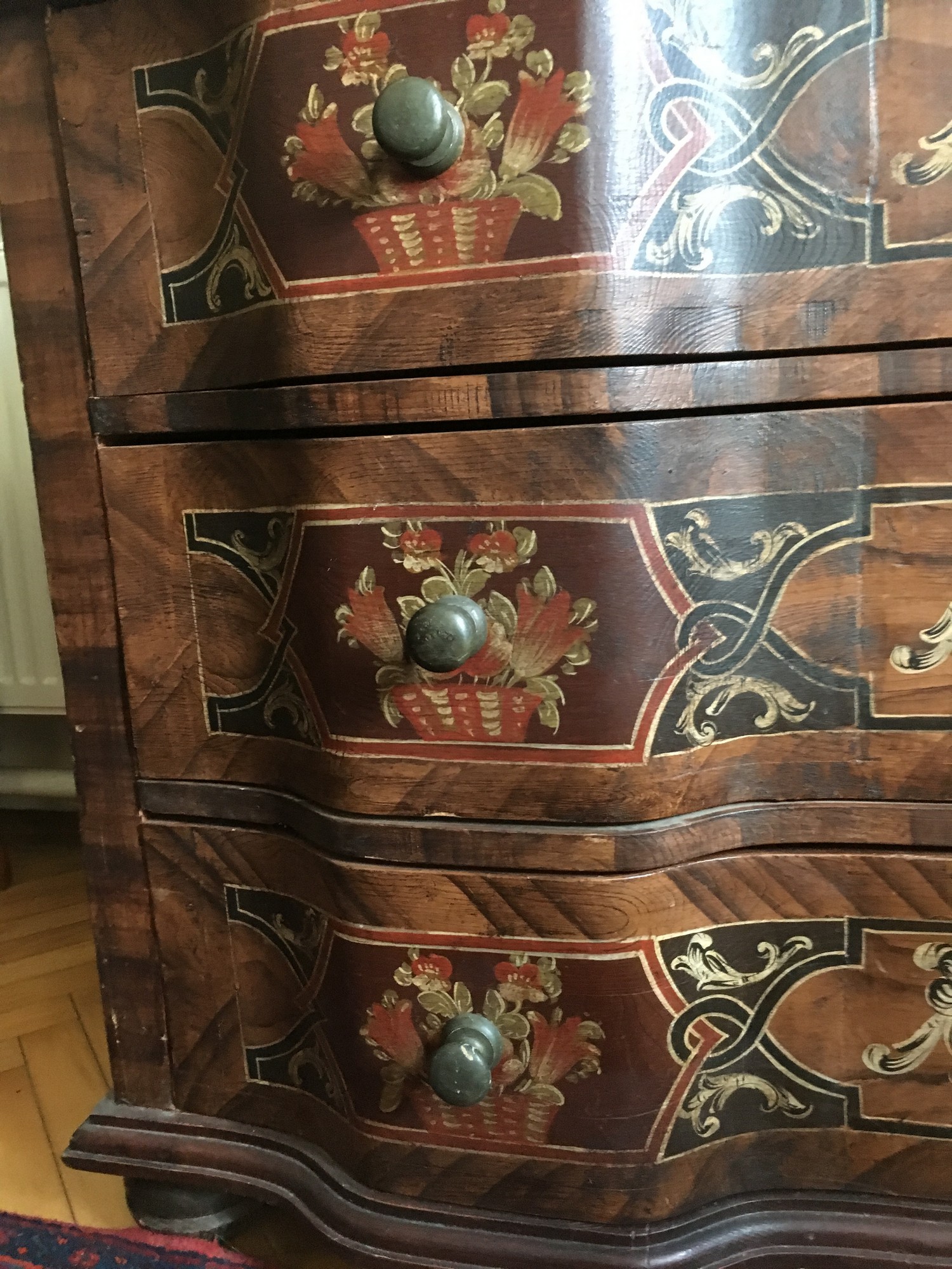 Tabernakel Antiker Bauernschrank Antiquität Barock Vollholz Möbel