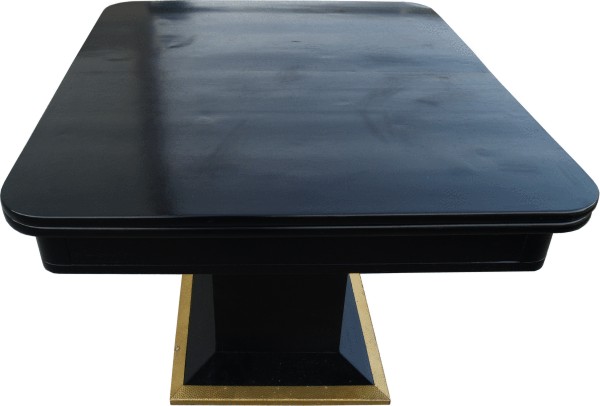 Read more about the article Jugendstil Tisch, ausziehbarer Stempeltisch – pure Eleganz!