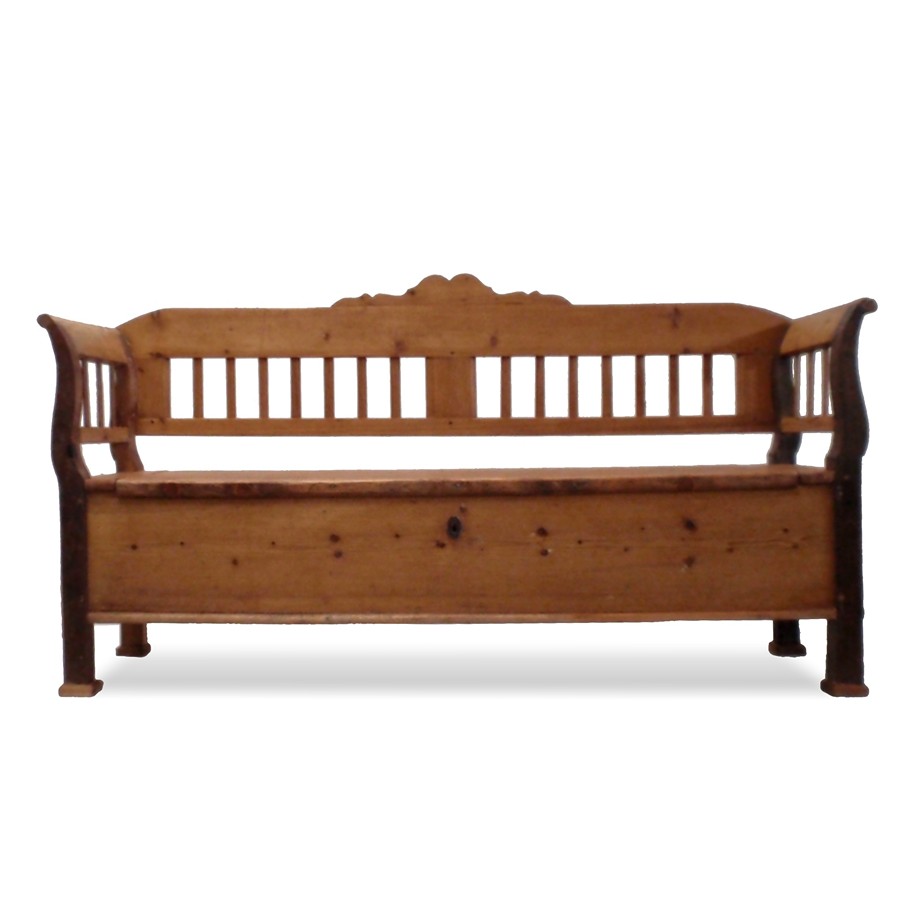 Read more about the article Antike Truhenbank Naturholz Vintage Sitzbank – große Schönheit