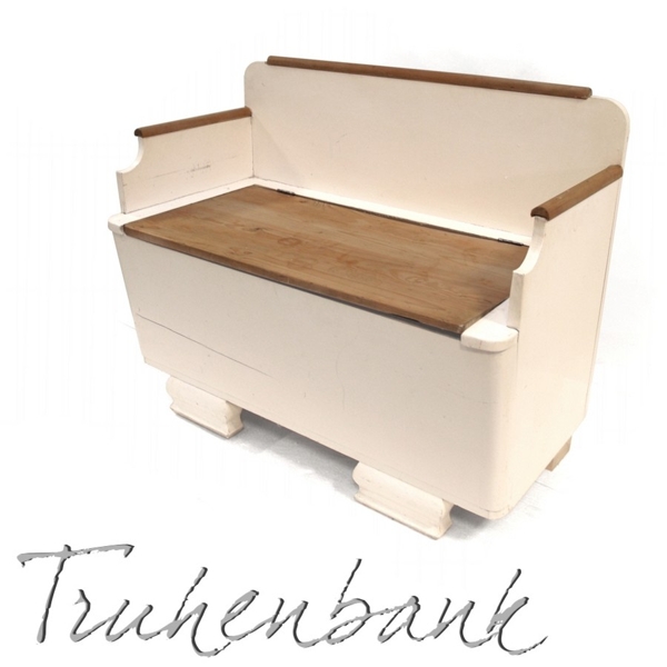 Read more about the article Truhenbank weiß antik – bezaubernde Sitztruhe Shabby Chic