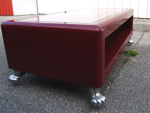 Bretz sofa designklassiker metall couchtisch rot fat boy