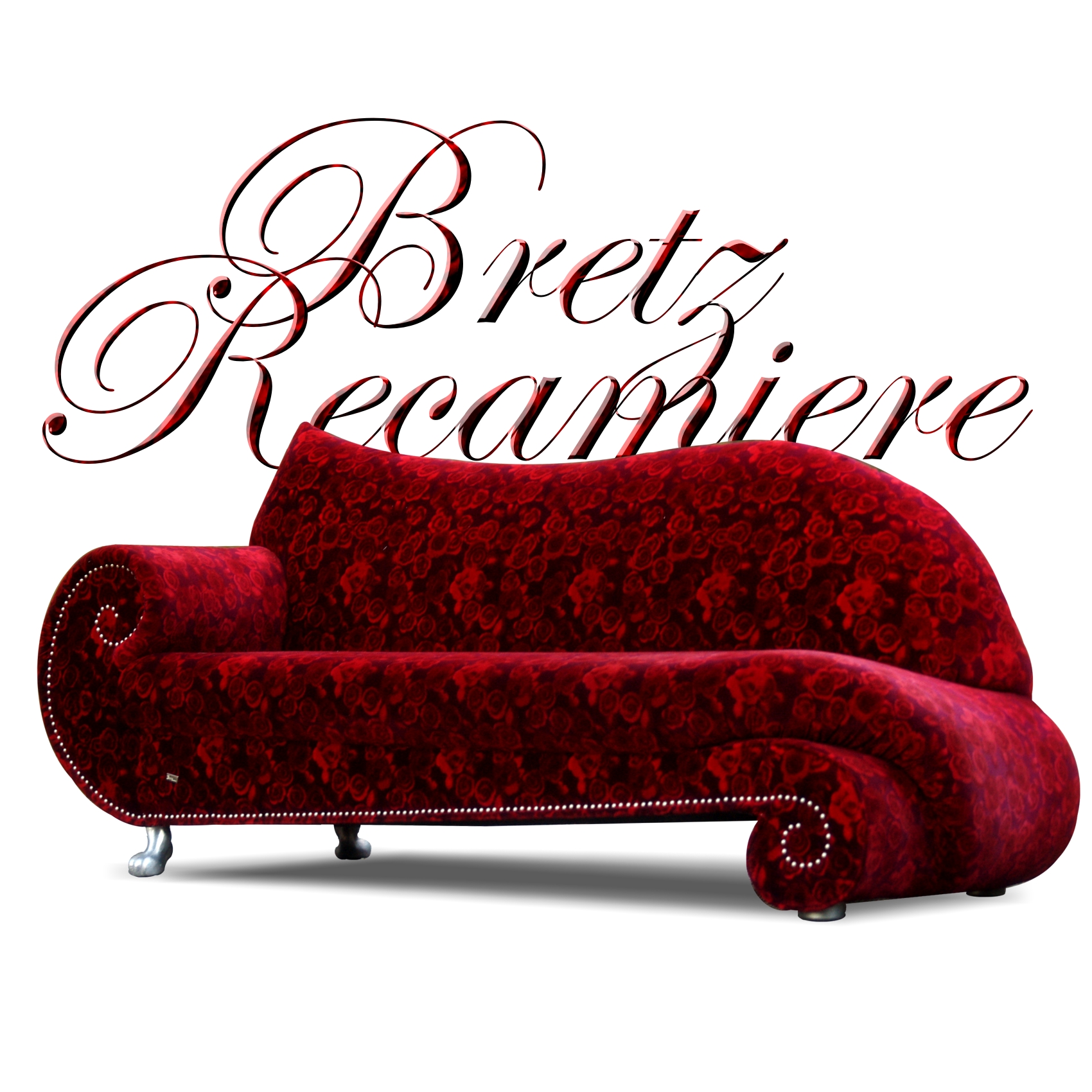 Bretz Gaudi Sofa Rosenstoff Recamiere secondhand gebraucht neuwertig