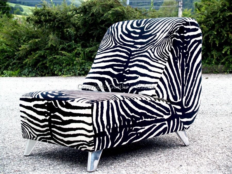 Bretz Chill Stuhl Sessel Zebra chrom 1