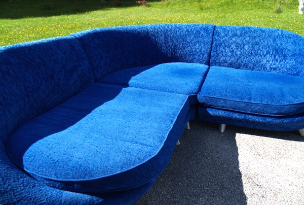 bretz sofa gebraucht ausstellungsstück blau ufo pool ecksofa