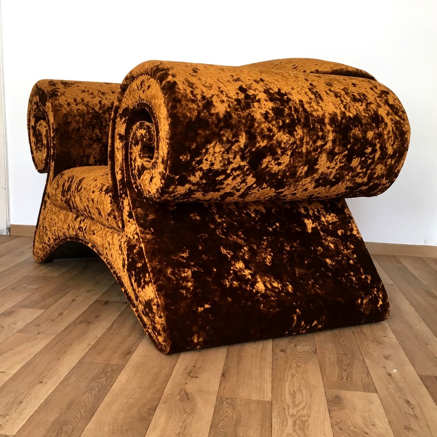 Bretz Mammut gold Stuhl gebraucht secondhand ausstellungsstück