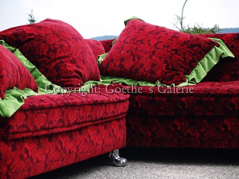 bretz sofa gebraucht ausstellungsstück monster rosensofa rosen