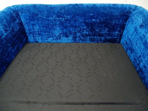 Bretz sofa designklassiker lounge glamoursamt sofa monster bett blau
