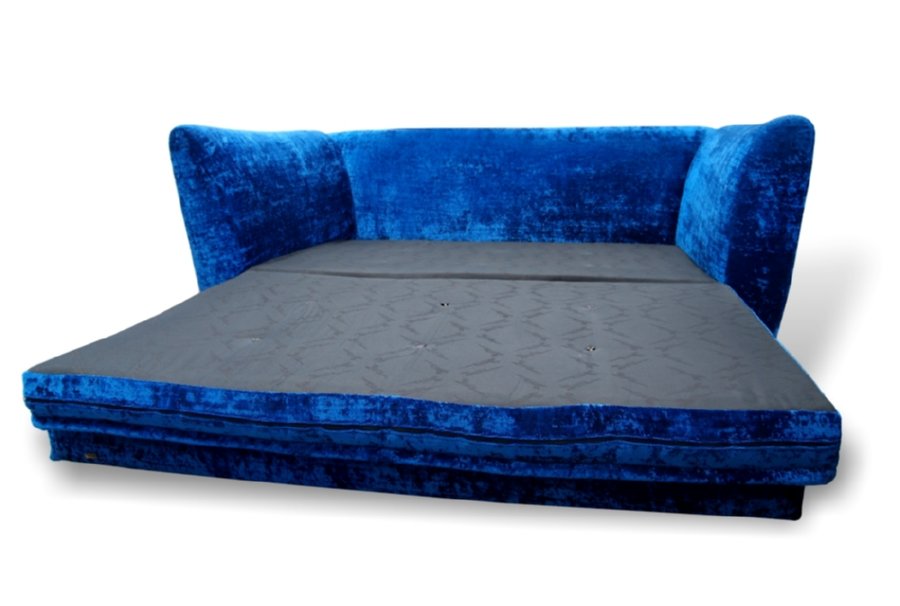Bretz sofa designklassiker lounge glamoursamt sofa monster bett blau Schlafsofa