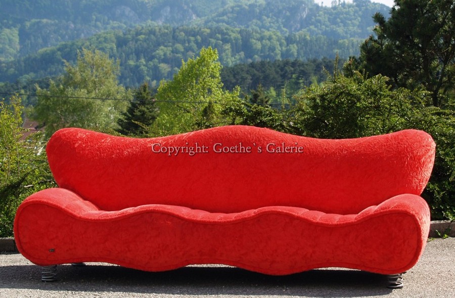 bretz sofa gebraucht ausstellungsstück rot Laola Hookipa sharky