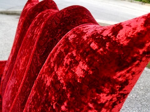 Bretz LUCKY Sofa Loveseat Schimmerrot 2 Bretz Sofa loveseat lucky rot burgunder 5