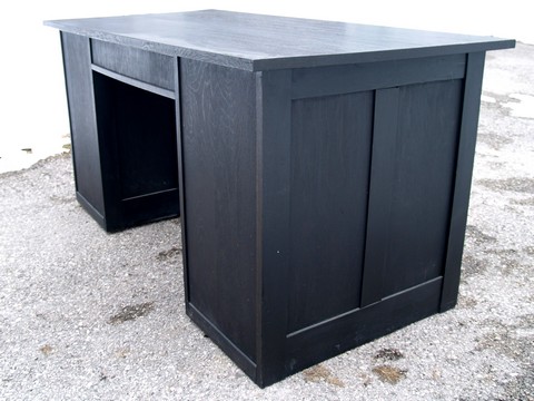 Schreibtisch antik restauriert massivholz Herrenzimmer Möbel Antiquität Jugendstil Rollladenschreibtisch