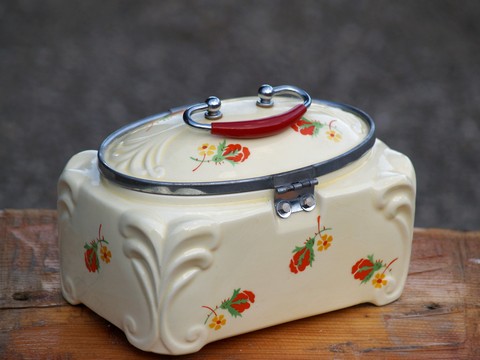 Keksdose Dose Keramik antik brotdose 1