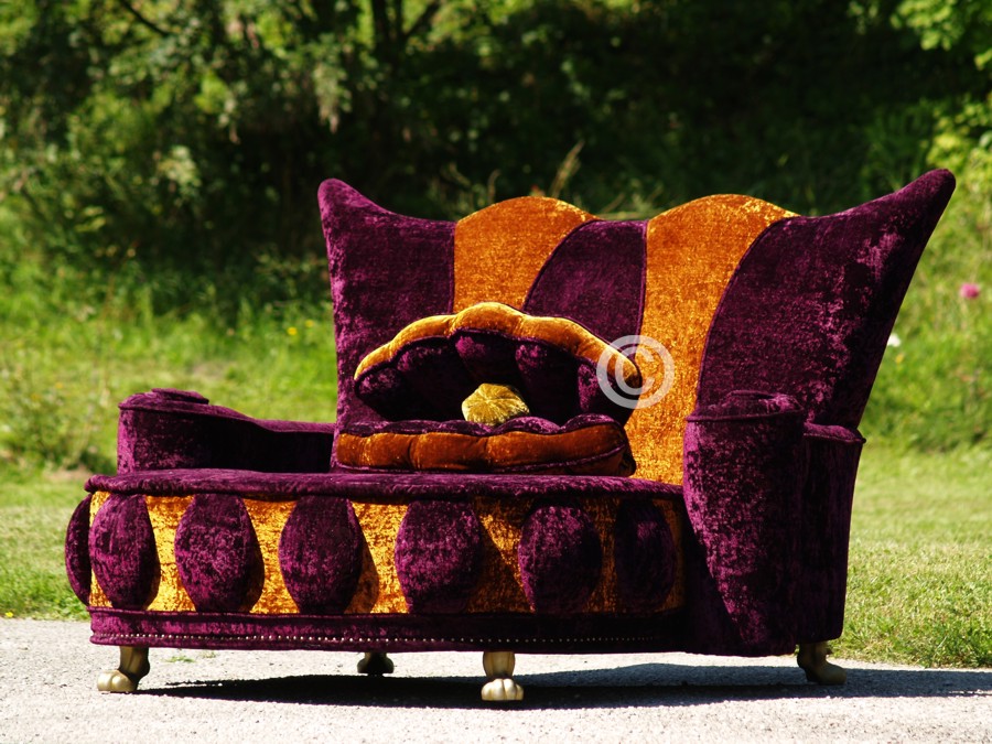 bretz sofa gebraucht ausstellungsstück lucky lila gelb
