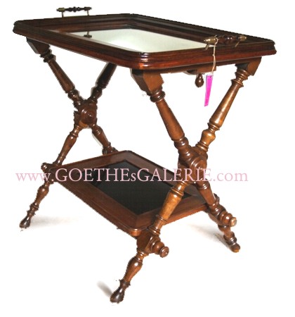 antik serviertisch tablett beistelltisch 1